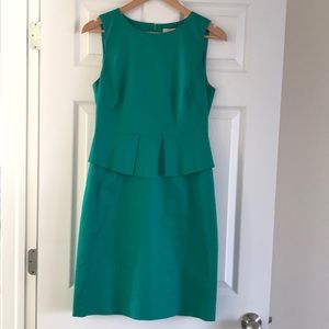 JCrew peplum shift dress
